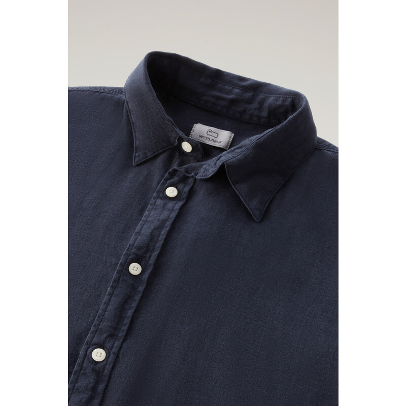 KOŠILE WOOLRICH LINEN SHIRT