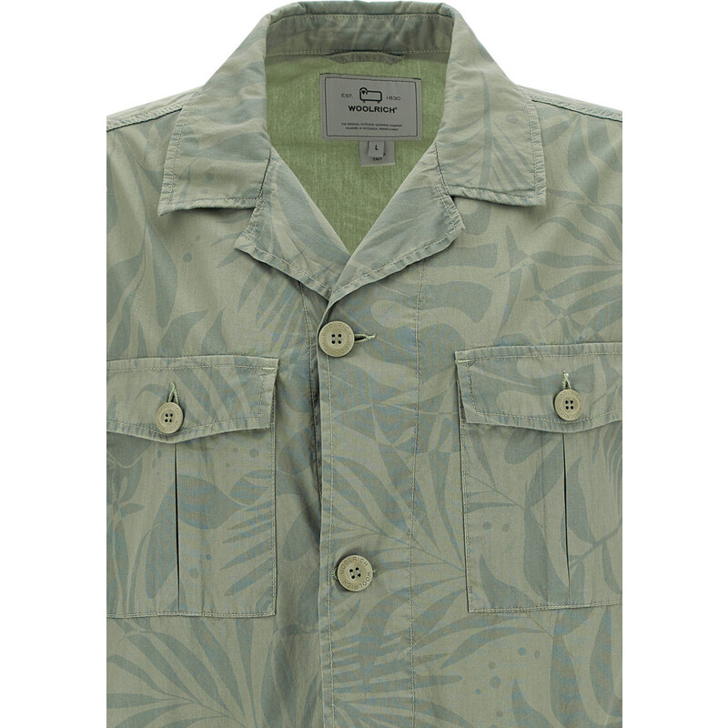 BUNDA WOOLRICH TROPICAL PRINT OVERSHIRT