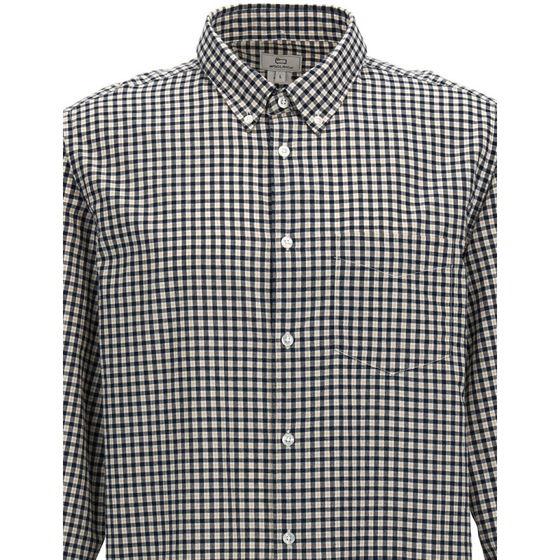 KOŠILE WOOLRICH POPLIN MADRAS SHIRT