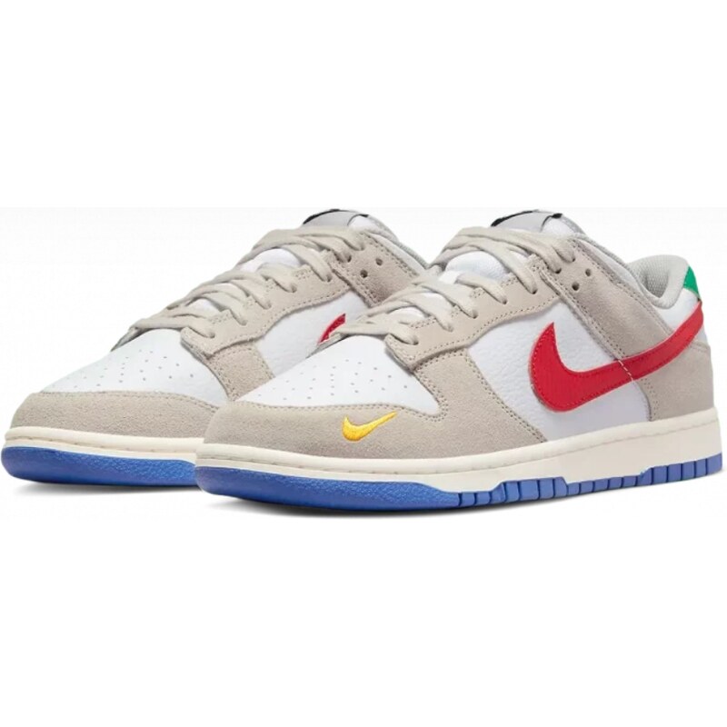 Nike Dunk Low Light Iron Ore Red Blue