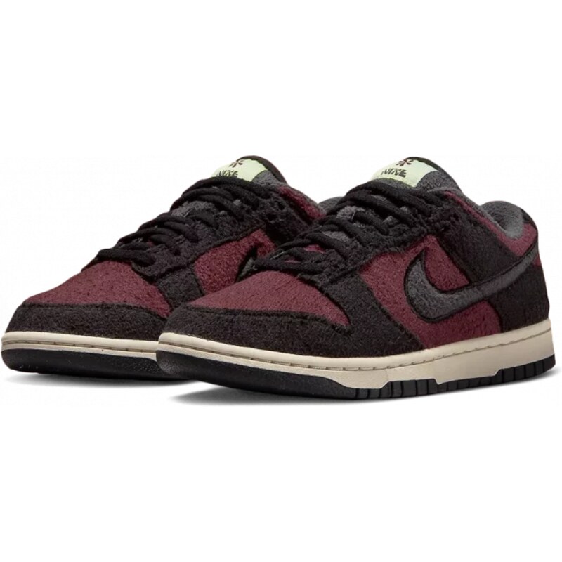 Nike Dunk Low SE Fleece Pack Burgundy Crush (Women's)