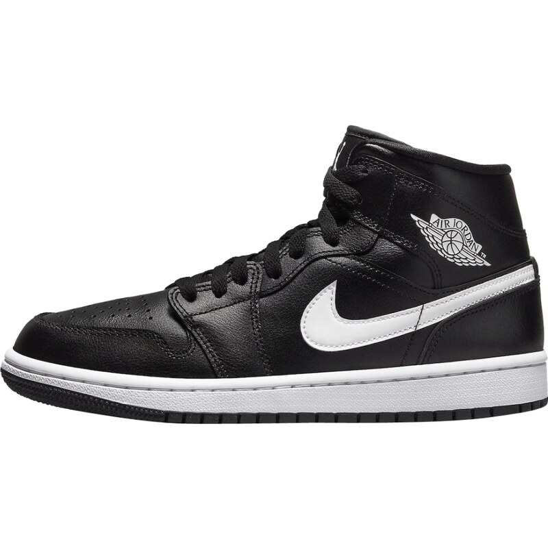 Jordan 1 Mid Black White (Women's)