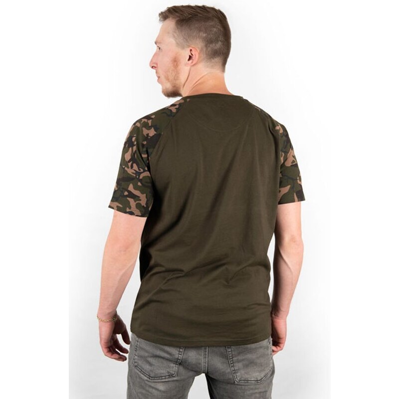 Fox Triko Camo/Khaki Chest Print T-Shirt -