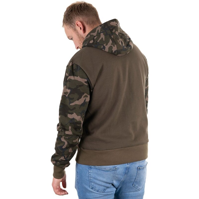 Fox Mikina Khaki/Camo Hoody -