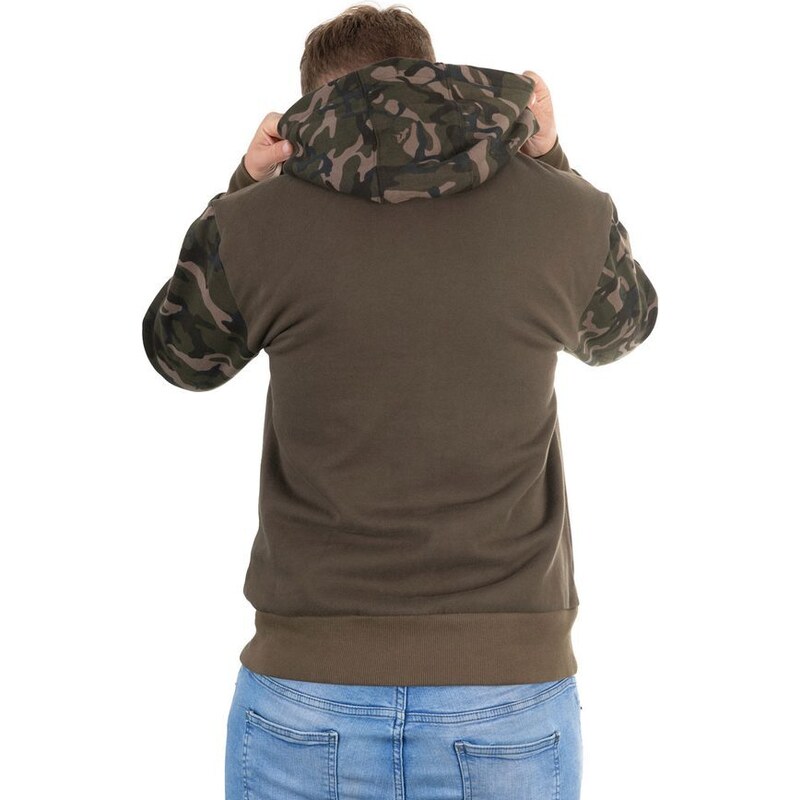 Fox Mikina Khaki/Camo Hoody -