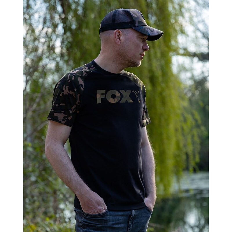 Fox Triko Ragan T-Shirt Back/Camo -