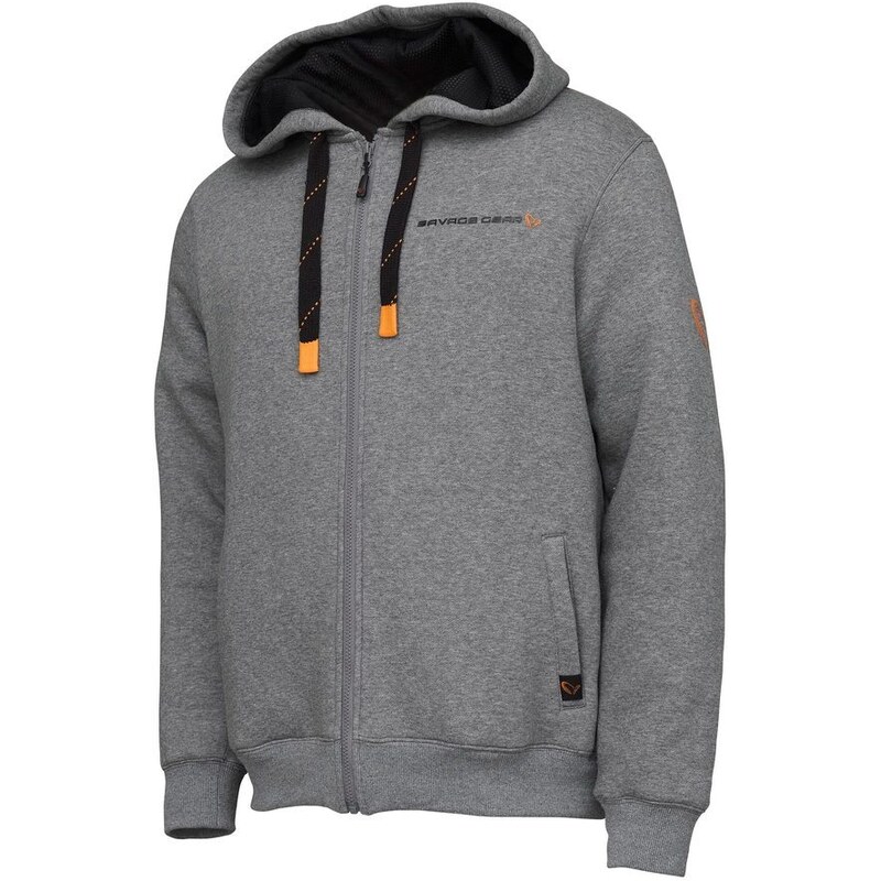 Savage Gear Cassic Zip Hoodie Grey Meange -