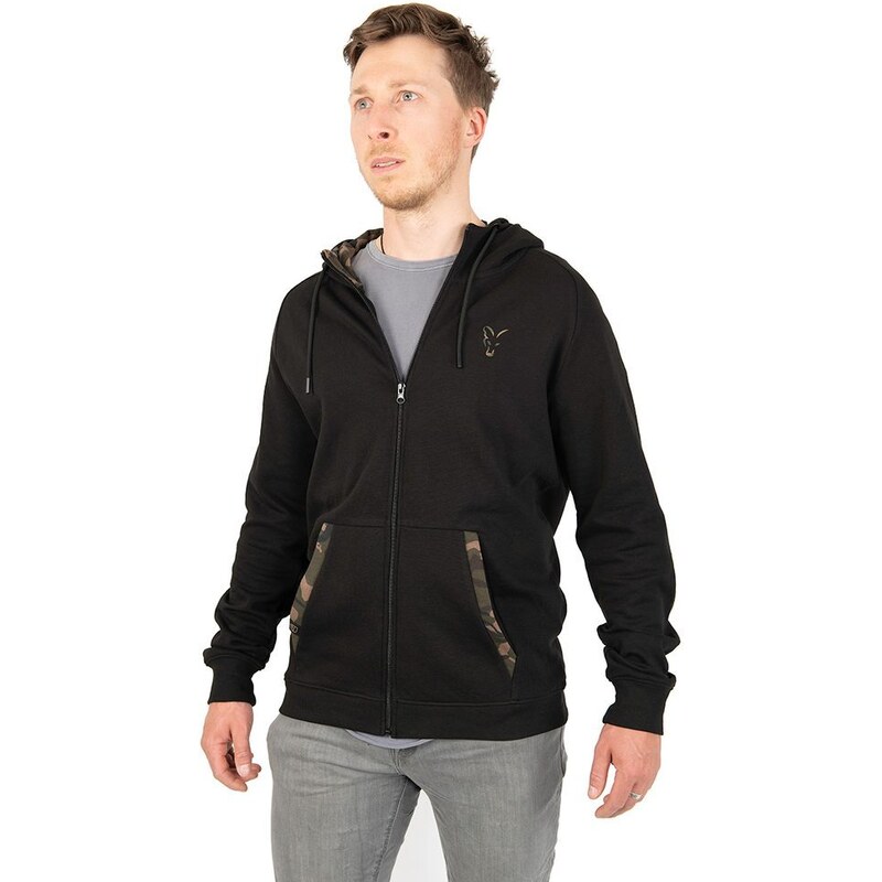 Fox ikina LW Black/Cao Print Zip Hoody -