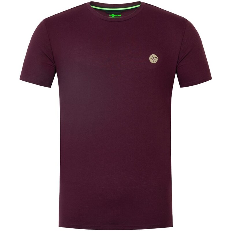 Korda Triko LE Split Tee Burgundy - L