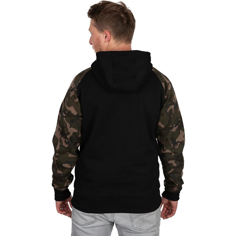 Fox ikina Black / Cao Raglan Hoodie -