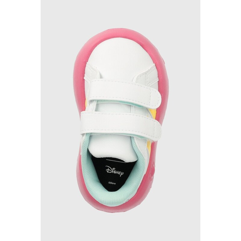 Dětské sneakers boty adidas GRAND COURT MINNIE CF I x Disney růžová barva