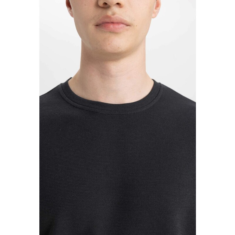 DEFACTO Comfort Fit Crew Neck T-Shirt