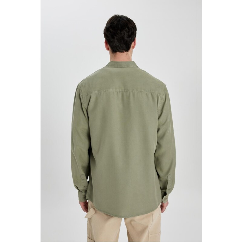 DEFACTO Regular Fit Sensual Long Sleeve Shirt