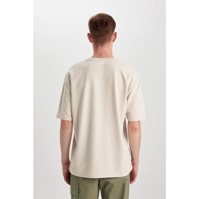 DEFACTO Oversize Fit Crew Neck Short Sleeve Basic T-Shirt