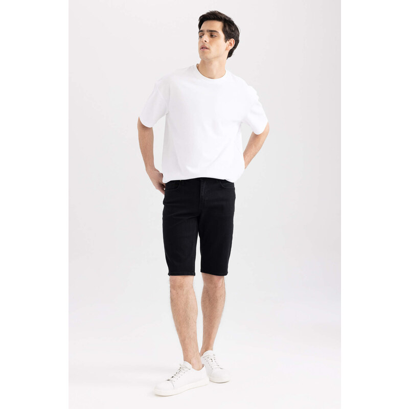 DEFACTO Regular Fit Jeans Bermuda