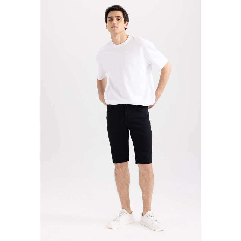 DEFACTO Regular Fit Jeans Bermuda