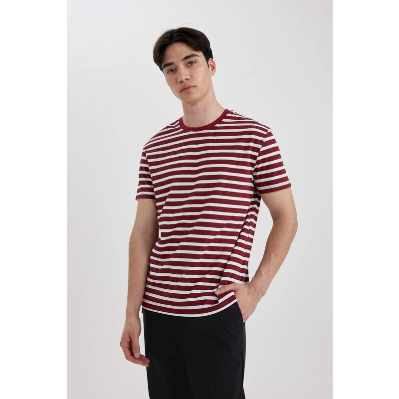 DEFACTO Regular Fit Short Sleeve Knitted Tops