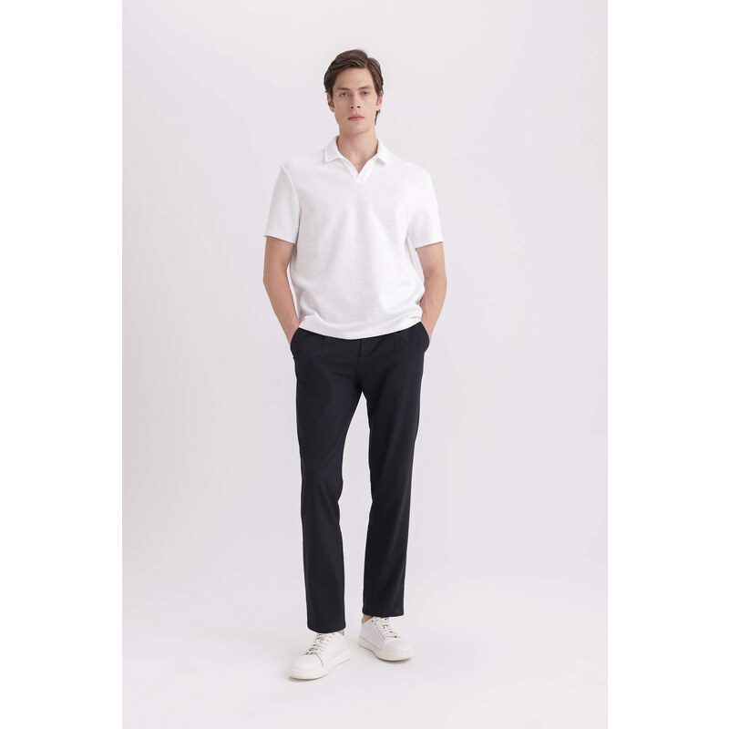 DEFACTO Tailored Regular Fit Straight Leg Trousers