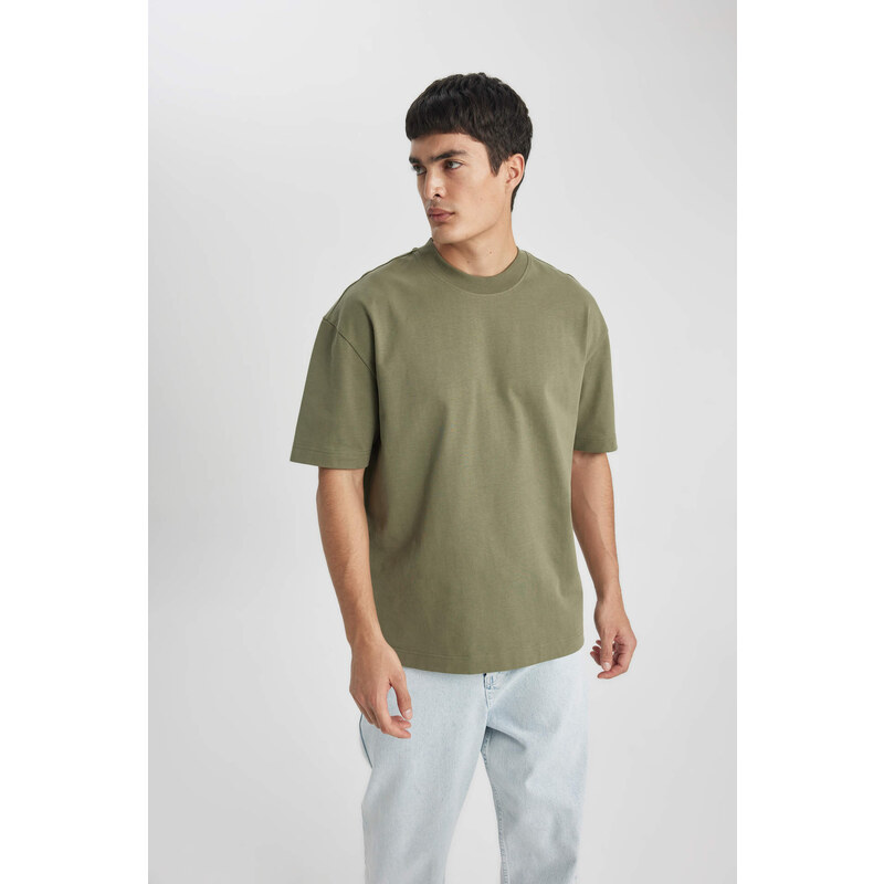 DEFACTO Oversize Fit Crew Neck T-Shirt