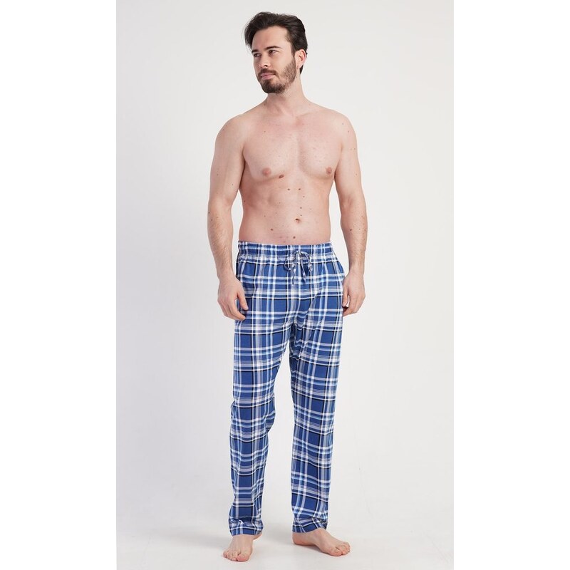 Gazzaz Pánské pyžamové kalhoty Josef - tyrkysová