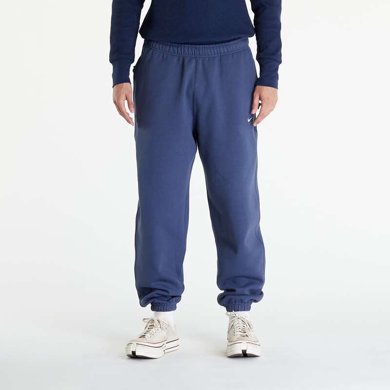 Pánské tepláky Nike Solo Swoosh Men's Fleece Pants Thunder Blue/ White