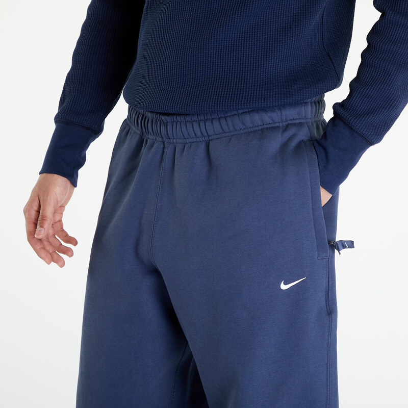 Pánské tepláky Nike Solo Swoosh Men's Fleece Pants Thunder Blue/ White