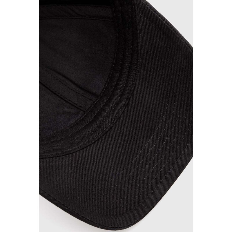 Bavlněná baseballová čepice Neil Barrett Bolt černá barva, s potiskem, MY77320A-Y9501-524N