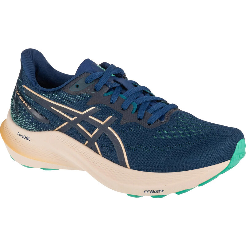 Modro-oranžové dámské běžecké tenisky ASICS GT-2000 12 1012B506