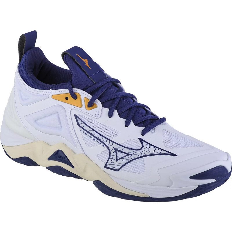 BÍLO-MODRÉ PÁNSKÉ TENISKY MIZUNO WAVE MOMENTUM 3 Bílá