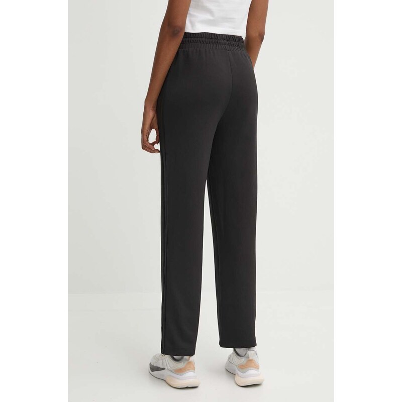 Tepláky Puma T7 High Waist Pant černá barva, hladké, 624212