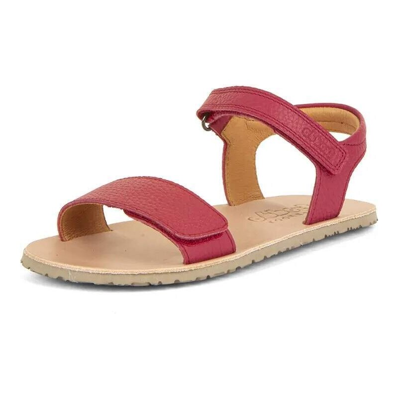 FRODDO kožené sandály FLEXY LIA BAREFOOT G3150264-6 červené