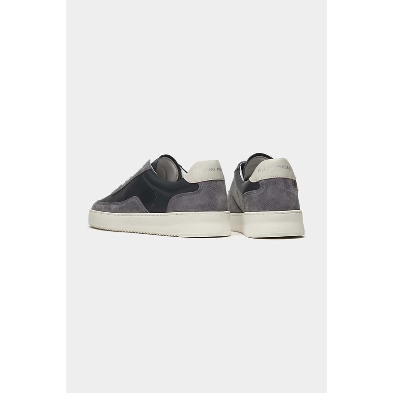 Kožené sneakers boty Filling Pieces Mondo Mix šedá barva, 46733331874