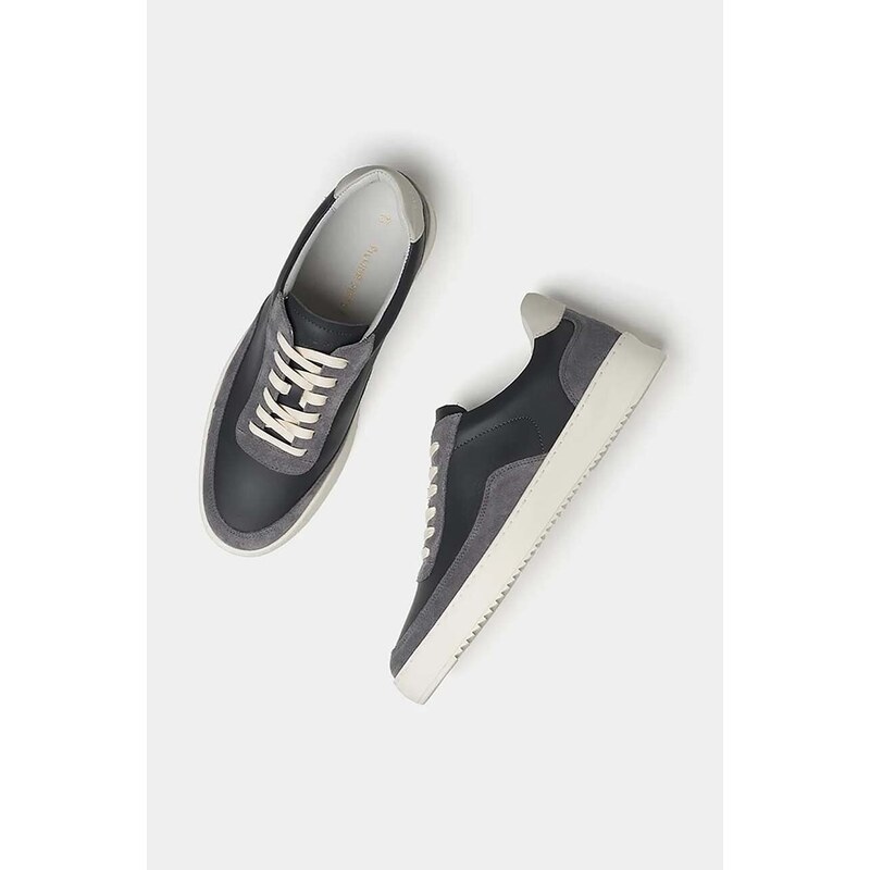 Kožené sneakers boty Filling Pieces Mondo Mix šedá barva, 46733331874