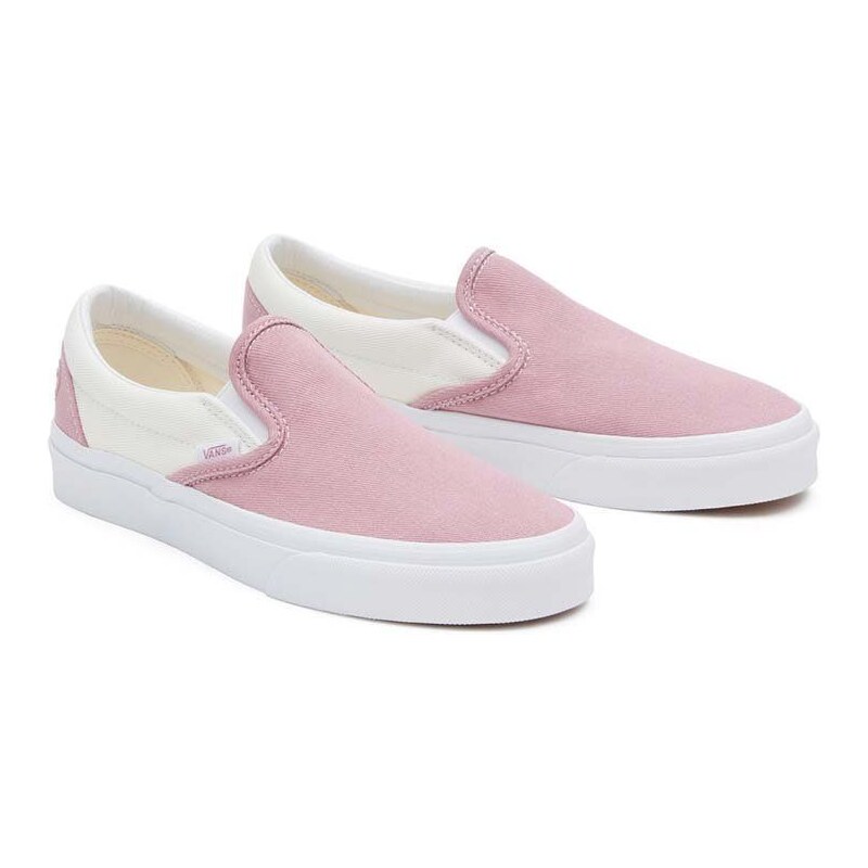 Tenisky Vans Classic Slip-On dámské, růžová barva, VN000CT5LTP1