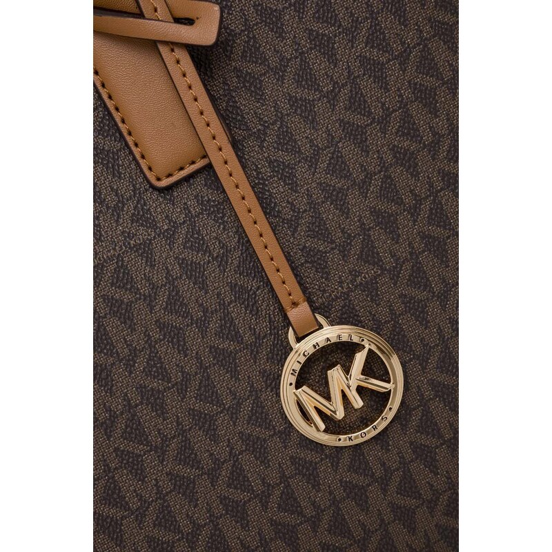 Kabelka MICHAEL Michael Kors hnědá barva