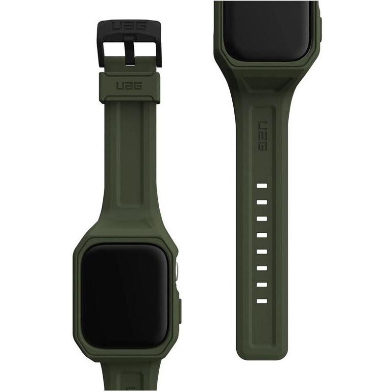 UAG Scout Strap & Case řemínek pro Apple Watch 45 mm olivový