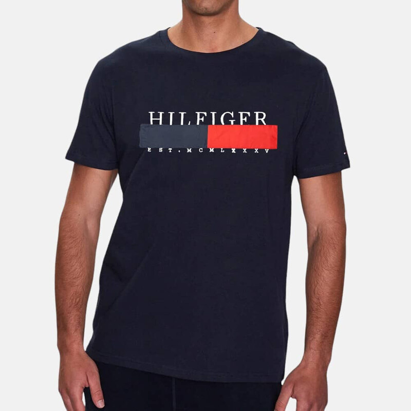 Pánské modré triko Tommy Hilfiger 55763