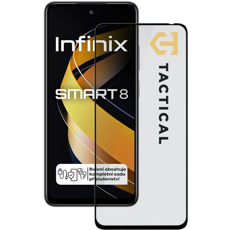 Tactical Glass Shield 5D sklo pro Infinix Smart 8 KP30710