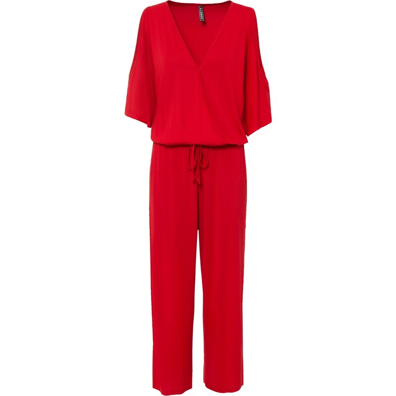 bonprix Jumpsuit Červená