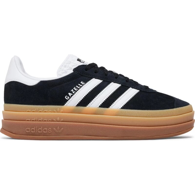 adidas Gazelle Bold Black White Gum