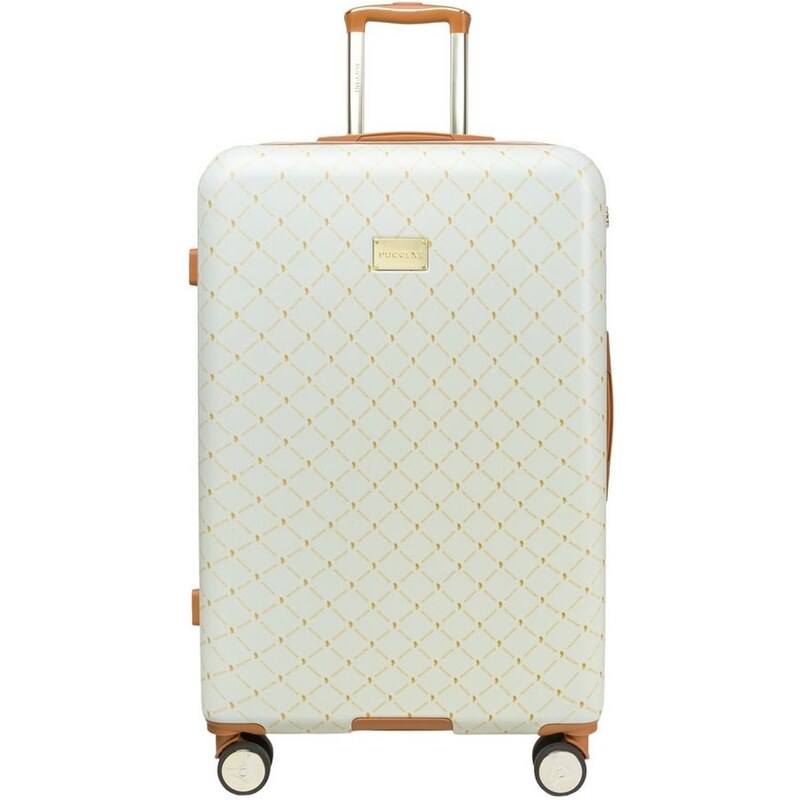 Kvalitní cestovní kufr Saint Tropez ABS8023A 6A krémový