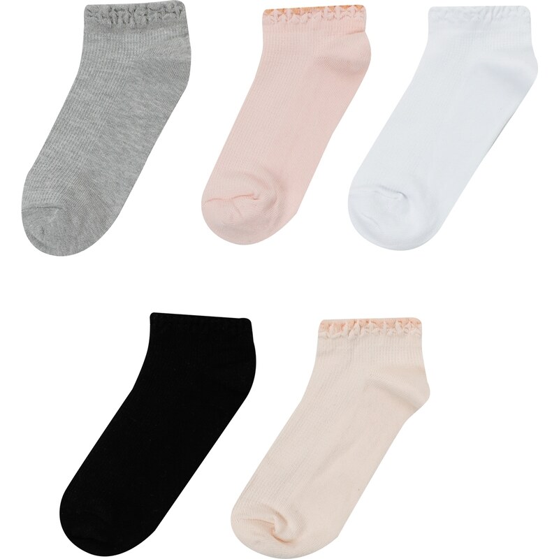 Polaris ELEGANT 5 LI PTK-W 3FX Multicolor Woman 5 Pack Bootie Socks