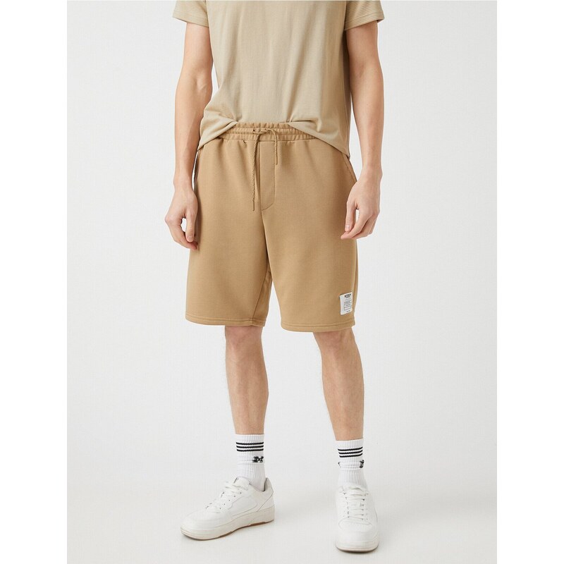 Koton Laced Waist Shorts Label Detail