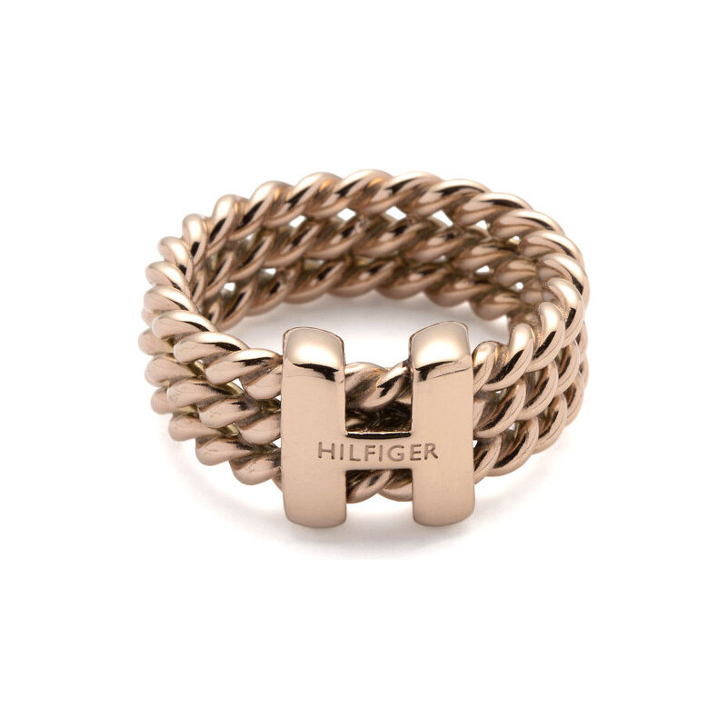 Tommy Hilfiger Ocelový prsten v barvě růžového zlata TH2700482