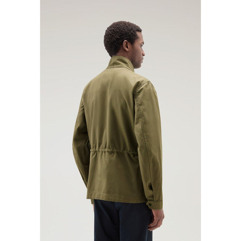 BUNDA WOOLRICH COTTON LINEN FIELD JACKET