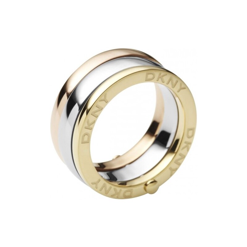 DKNY Tricolor prsten z oceli NJ1826040 59 mm