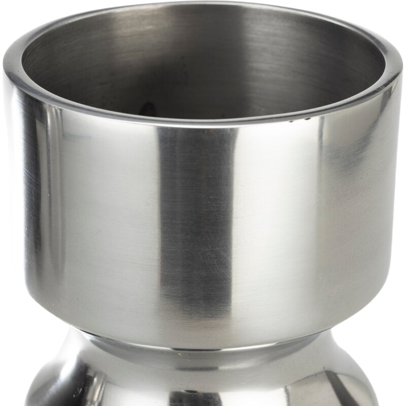 Stříbrná hliníková váza ZUIVER GLORY 13 cm