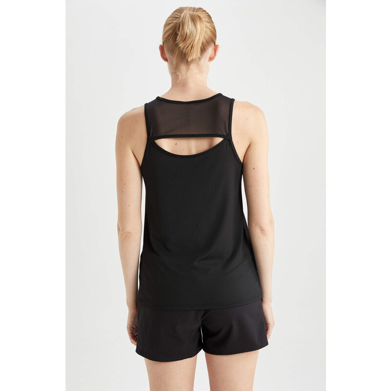 DEFACTO Long Fit Crew Neck Sleeveless Undershirt