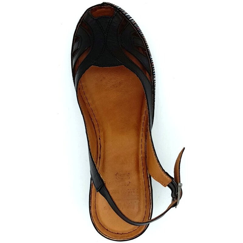 Dámské kožené sandále 1526 501/561 černé Iberius