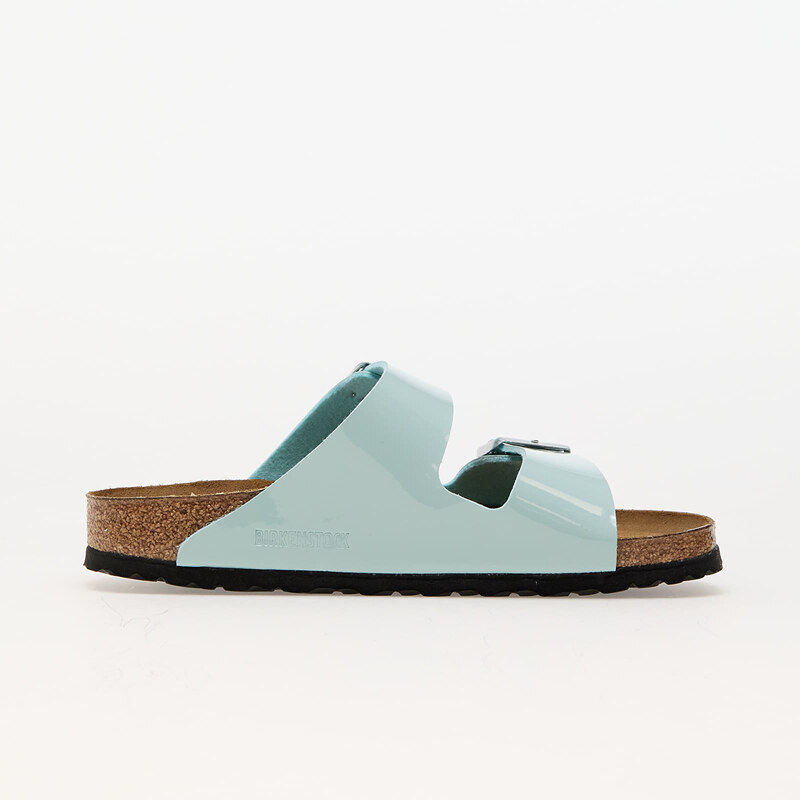 Birkenstock Arizona Birko-Flor Patent Patent Surf Green